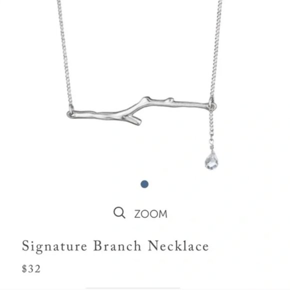 Brand New In Box Chloe + Isabel Silver Signature Branch Delicate Necklace RARE - Picture 3 of 10